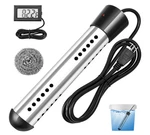 Portable Immersion Water Heater Electric 2000W W/ Lcd Thermometer Fast Hot New. Price: $10.95.