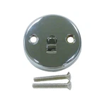 42-7133 Overflow Plate Assembly,kissler,chrome Pk 10 New. Price: $37.80.