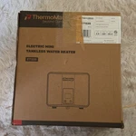 Thermomate ET035 Electric Mini Tankless Water Heater 3.5KW 120V White New. Price: $68.46.
