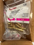 Sioux Chief Powerpex 1/2" Crimp Brass Coupling Packs Of 10 (total 50) New. Price: $35.99.