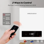 Mizudo 18KW Tankless Water Heater Electric 240V Up To 4.2 Gpm Remote Control New. Price: $254.99.
