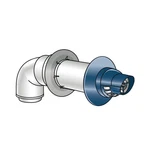 Rinnai 223181 11-1/2 Universal Non-condensing Plastic Horizontal New. Price: $132.06.