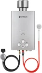 Camplux Portable Propane Tankless Water Heater For Camping Showers, Gray New. Price: $476.99.