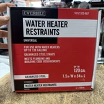 Everbilt 120 Gal. Galvanized Steel Water Heater Restraining Strap Universal New. Price: $29.54.