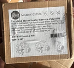 Rheem RTG20326 Tankless Water Heater Service Valve Kit 3/4 Open. Price: $48.99.