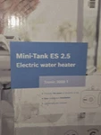 Bosch Tronic 3000 Mini-tank Es 2.5 Electric Compact Water Heater 2.7 Gal 1440W New. Price: $293.50.