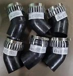 6 Pack Duravent Polypro 3PPS-E45BC 3" Single Wall Elbow Degree With Clamp Open. Price: $119.99.