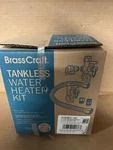 Brasscraft Tankless Water Heater Kit W/ 3/4" Ips Service Valves 18" Connector New. Price: $99.99.