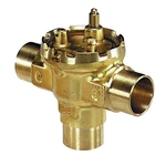 Honeywell VU54S2024 3-WAY Valve 1" Brass 7 Cv 300 Psi Sweat Connection New. Price: $107.48.