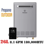 Westinghouse 180,000 Btu Outdoor Residential Tankless Water Heater (lp) 8.1 Gpm New. Price: $1099.99.