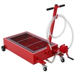 Garvee 20 Gallon Oil Drain Pan With Manual Pump, Low Profile, Swivel Casters New. Price: $134.31.