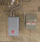 Rheem RTEH3512 3.5KW 120V Tankless Electric Water Heater Brand New. Price: $219.12.