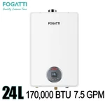 Fogatti 170,000 Btu Natural Gas Water Heater Tankless 7.5GPM For Whole House New. Price: $569.99.