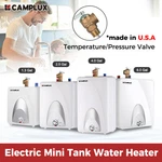 Camplux 4/6 Gallon Electric Mini-tank Water Heater Compact Kitchen Under Sink Rv New. Price: $229.99.