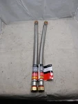 2PK Everbilt Water Heater Supply Line Stainless Steel 3/4" Fip 3/4X 18" Open. Price: $14.99.