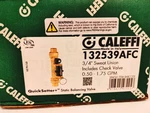 Caleffi 132539AFC - Quicksetter + Static Balance Valve 3/4" Swt W/check New. Price: $115.00.