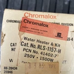 RLS-1157 Chromalox Water Heater Immersion Element 250V 1500W New. Price: $29.75.