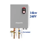 Fogatti 14KW Tankless Water Heater Electric 240V Whole House Instant Hot New. Price: $209.79.