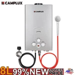 Camplux 2.11 Gpm Tankless Water Heater Outdoor Portable Propane Camping Shower Open. Price: $229.99.