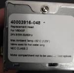 Honeywell Replacement Head For V8043F Valve 40003916-048 Metal New. Price: $40.00.