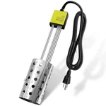 1500W Immersion Heater Bucket Water With 304 Stainless Steel Guard Open. Price: $49.99.