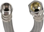 Fluidmaster Water Heater Connector 1000 Psi Stainless Steel Braided 18" X 3/4" New. Price: $12.87.