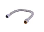 New Sharkbite Max URSS3088FX24 Stainless Water Heater Hose 3/4"X FIP-24". Price: $15.62.