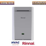Rinnai 180,000 Btu Water Heater Tankless Propane Gas Non-condensing Outdoor New. Price: $1410.00.