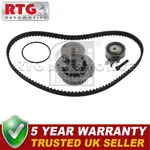 Timing Cam Belt Kit + Water Pump Fits Vauxhall Astra Corsa 1.2 1.4 1.6 1.8 New. Price: $92.47.