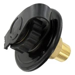 Valterra Black Plastic City Flush Water Fill 1/2" Mpt Brass Check Valve New. Price: $26.54.
