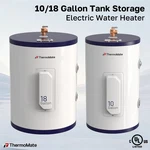 10/18 Gallon Electric Tank Water Heater 120V 1500W Thermomate Instant Hot Shower New. Price: $399.99.