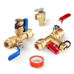 3/4 Inch Guofis Ips Tankless Water Heater Valve Kit With Pressure Relief Valv.... Price: $86.21.
