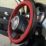 Non Slip Water Resist Steering Wheel Cover Sport ( Red & Carbon Fiber Style ) New. Price: $22.87.