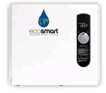 Ecosmart 36KW 240V Electric Tankless Water Heater, White Open. Price: $380.00.