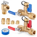 8PCS 3/4 Inch Ips Isolator Tankless Water Heater Valve Kit With 2PCS Yellow New. Price: $105.36.