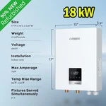18KW Electric Tankless Water Heater 240V Max. 4.17 Gpm On Demand Hot Used. Price: $192.99.