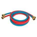 Everbilt 2-PACK 5FT Color-coded Rubber Washer Fill Hose 3/4FHT X Red/blue Open. Price: $14.99.