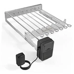 Only Fire Stainless Steel Electric Skewer Turner, Rotated Grilling Rack Shish New. Price: $141.93.