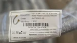 Flexible Water Heater Connector Hose (1/2" Push-to-fit 3/4" Fip/ New. Price: $9.99.
