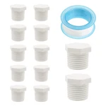 Bonsicoky 12 Pcs Water Heater Drain Plug, 1/2 Inch Npt White Plastic New. Price: $9.11.
