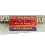 Flexible Corrugated Steel Water Heater Connector 3/4" Mip Fip 18" New. Price: $20.99.