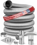 Forever Vent 6 Diameter Flex-all Single Ply Stainless Stl Chimney Liner Kits New. Price: $465.95.