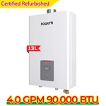 Certified Refurbished 90K Tankless Hot Water Heater Propane/natural Gas Indoor Excellent. Price: $229.00.