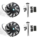 Mostplus Black Universal Electric Radiator Slim Fan Push/pull 12V + Mounting Kit New. Price: $57.05.