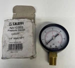 Caleffi NA10363 1/4" Male Npt Replacement Gauge , 0- 60 Psi New. Price: $19.77.