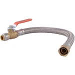 Sharkbite Max 1/2" Ball Valve 3/4" Fip 18" Braided Water Heater Connector New. Price: $82.16.