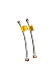 Qty Charman 153012-NL Stainless Steel Braided Water Connector 1/2" Fip X New. Price: $22.88.