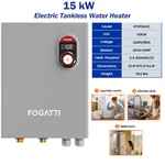 Fogatti 15KW Tankless Water Heater Electric 240V For The Whole House Shower Used. Price: $189.99.