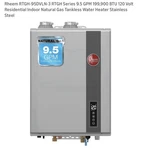 Rheem RTGH-95DVLN-3 Series 9.5 Gpm 199,900 Btu Indoor Gas Tankless Water New. Price: $1340.28.