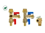 Expansion Pex-a 3/4'' Tankless Water Heater Isolation Valve Kit, W/ Relief New. Price: $74.99.